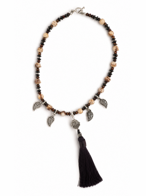 Brown Tassle Necklace Brown Tassel Necklace
