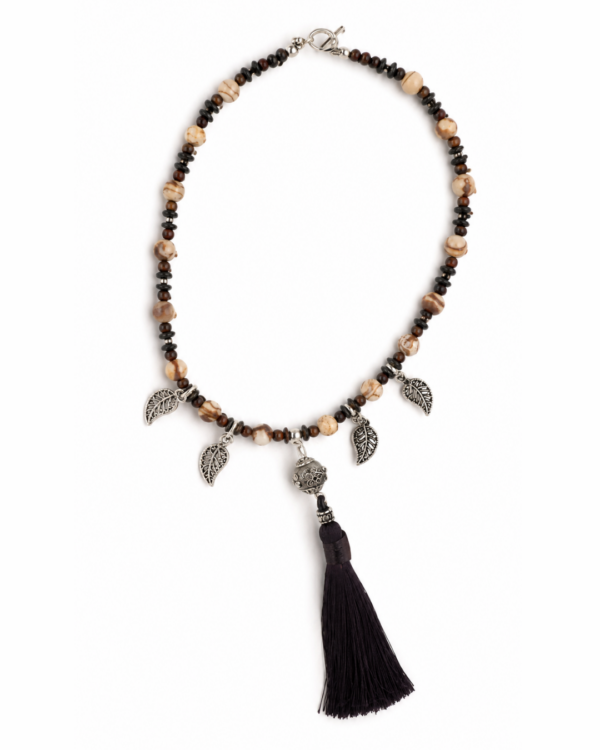 Brown Tassel Necklace