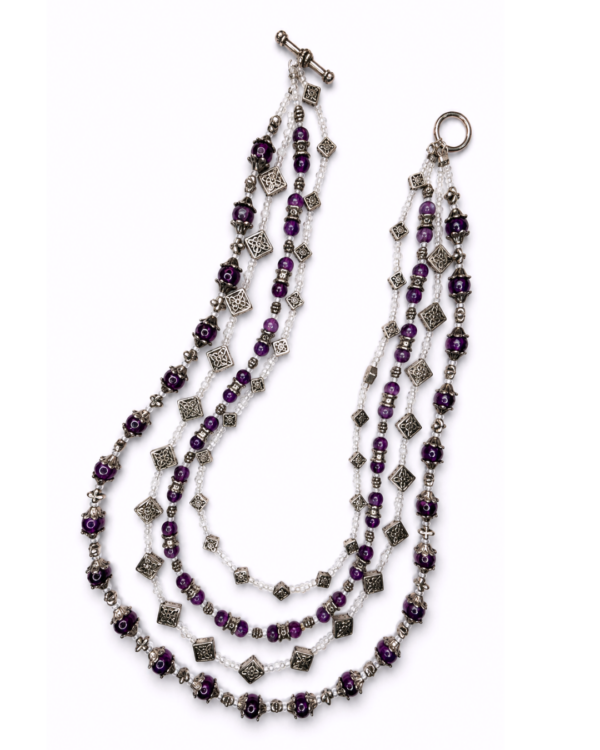 Amethyst Celtic Necklace