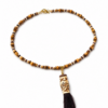 Earthy Beaded Necklace with Tassel Pendant Earthy Beaded Necklace with Tassel Pendant